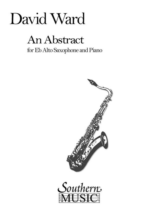 Abstract Alto Sax/Piano (Softcover Book)
