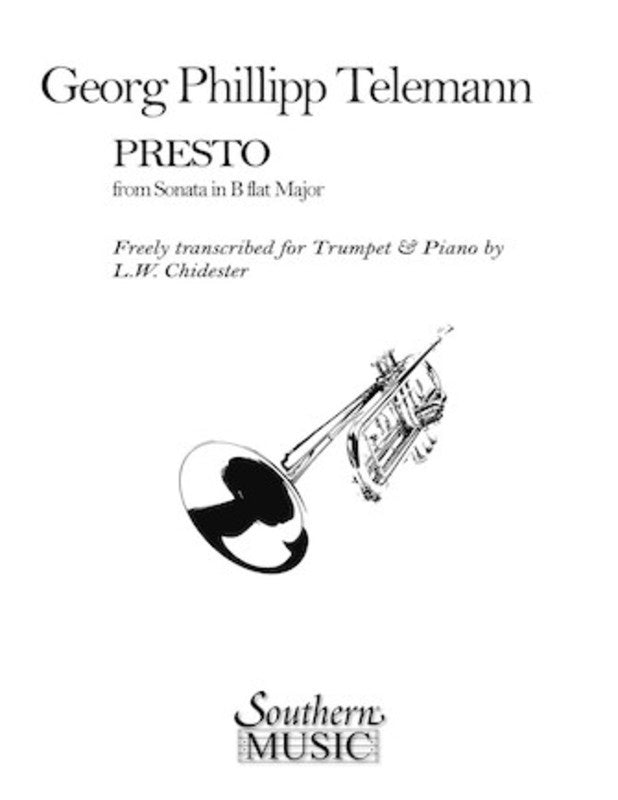 Telemann - Presto For Trumpet/Piano (Pod)