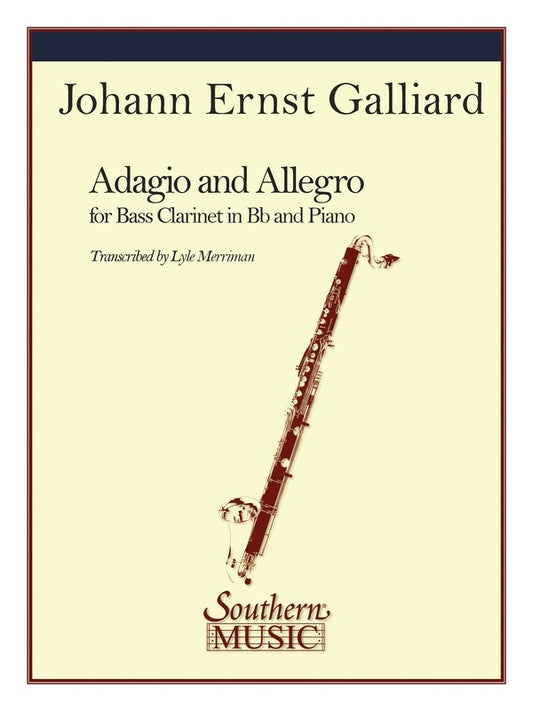 Adagio And Allegro Bass clarinet Piano (Softcover Book)