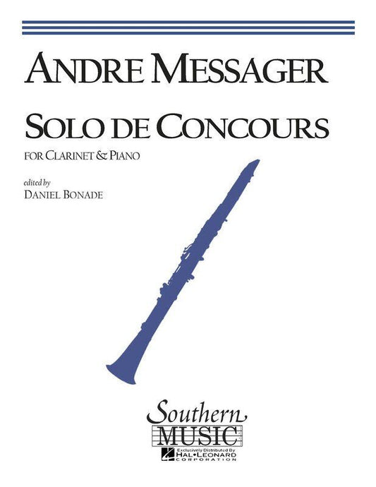 Messager - Solo de Concours for Clarinet/Piano (POD)