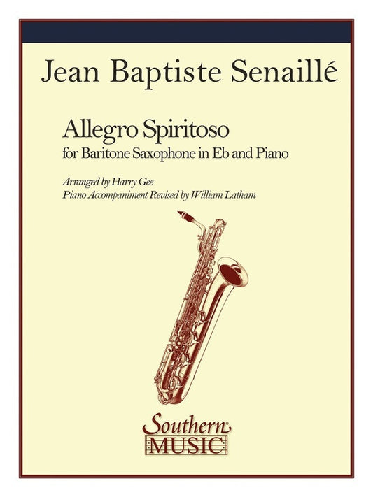 Allegro Spiritoso Bar Sax Piano (Softcover Book)