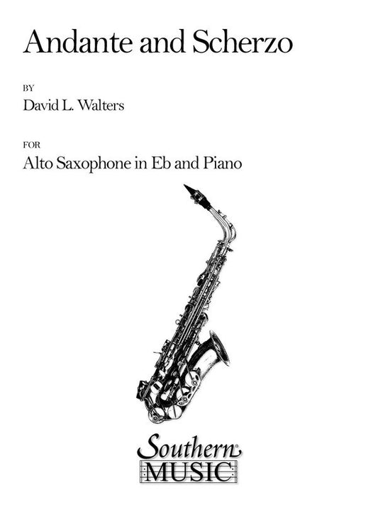 Andante And Scherzo Alto Sax Piano (Softcover Book)