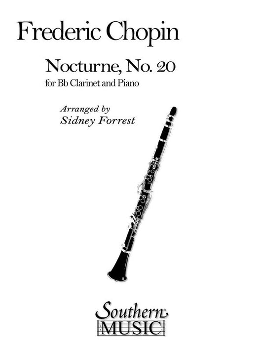 Chopin - Nocturne No 20 Clarinet/Piano (Pod) (Softcover Book)