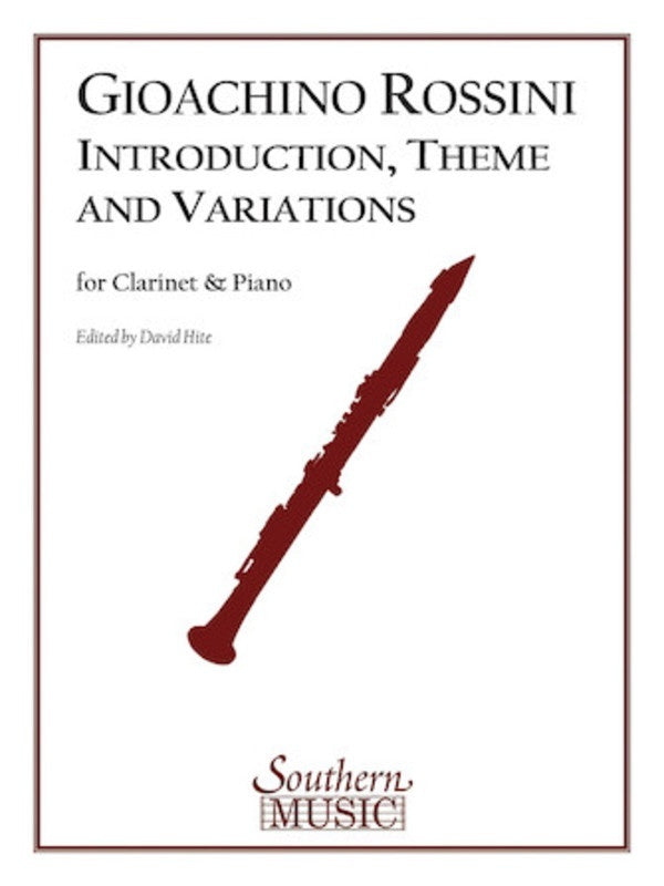 Rossini - Introduction Theme & Variations Clarinet/Piano