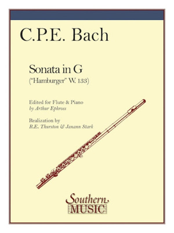 Cpe Bach - Sonata In G Hamburg Flute/Piano (Pod)