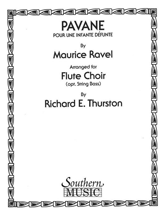 Pavane Pour Une Infante Defunte (Pod) Flute Ensemble (Music Score/Parts)