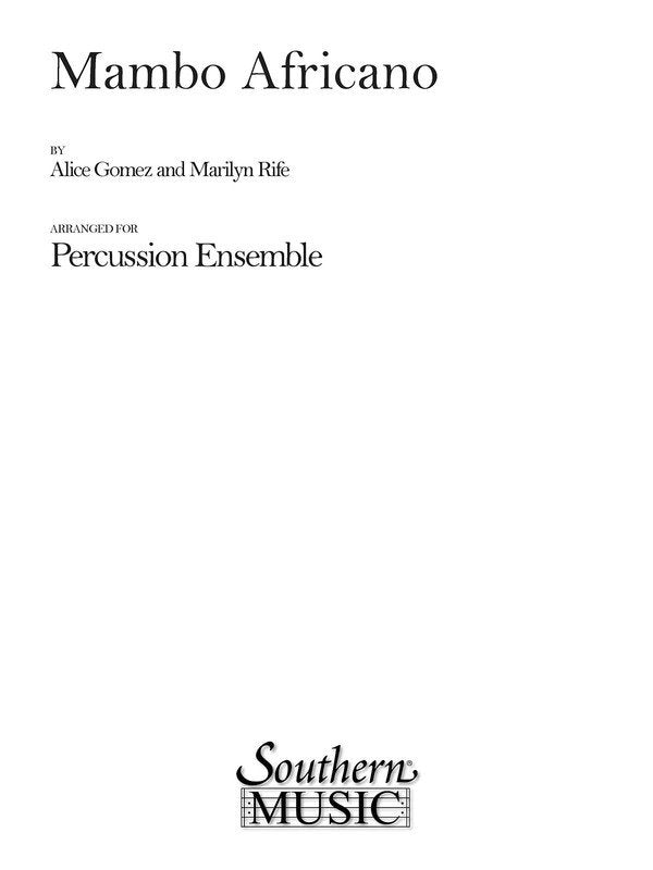 Mambo Africano — Percussion Ensemble (Hal Leonard)