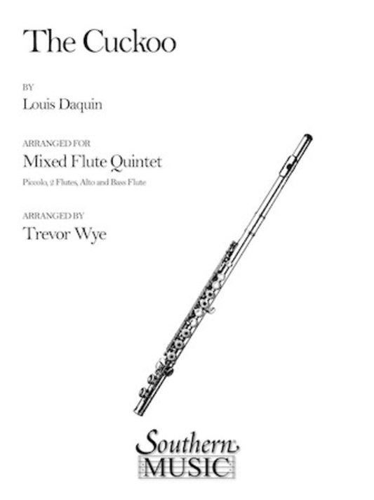 Daquin - The Cuckoo For Mixed Flute Quintet (Pod) Softcover Book (Alto Flute|Bass Flute|Piccolo|2 Flutes)