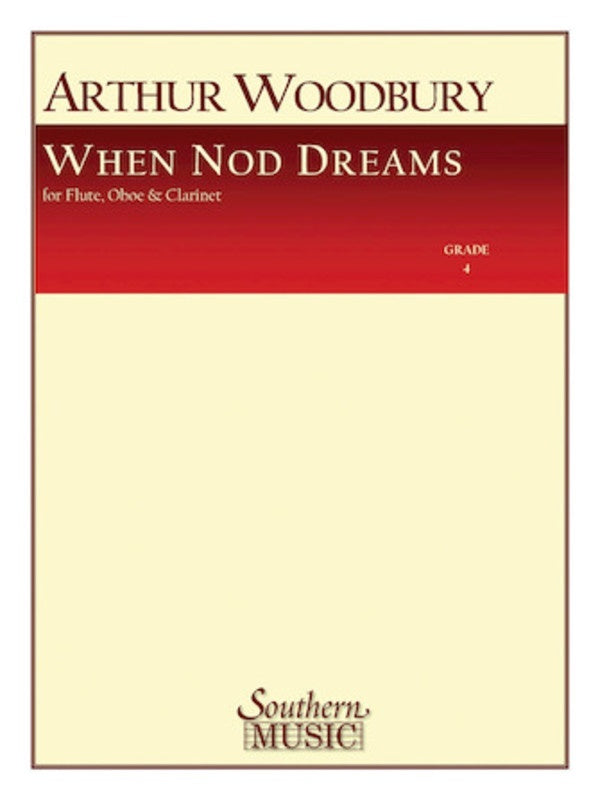 Woodbury - When Nod Dreams For Flute/Oboe/Clarinet Softcover Book (Clarinet|Flute|Oboe)
