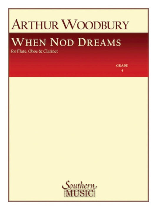 Woodbury - When Nod Dreams For Flute/Oboe/Clarinet Softcover Book (Clarinet|Flute|Oboe)
