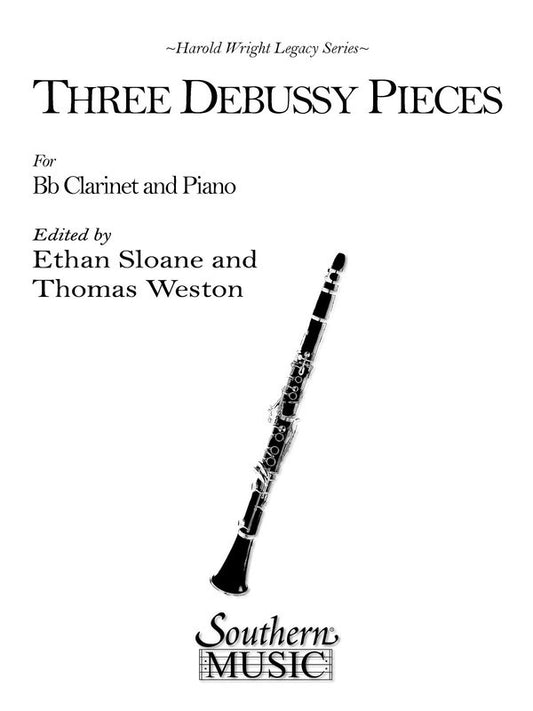 Debussy Pieces 3 Ed Sloane clarinet Piano (Softcover Book)