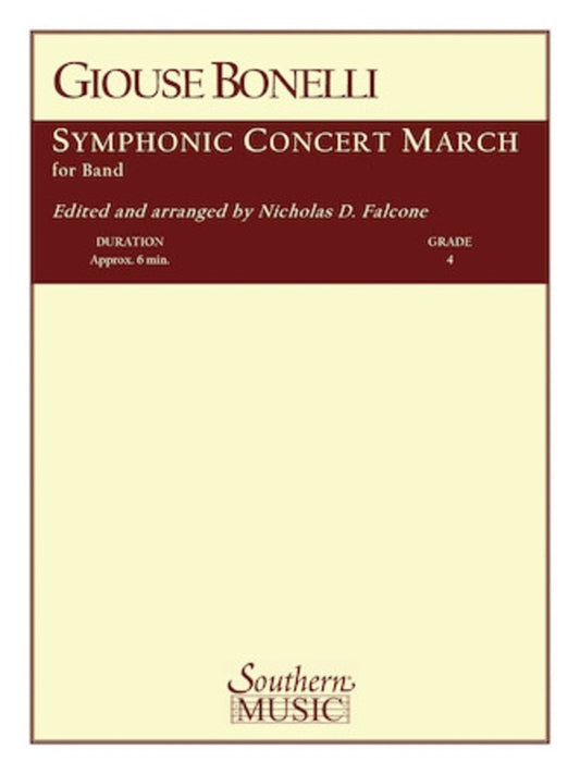 Symphonic Concert March Cb4 Sc/Pts Score/Parts