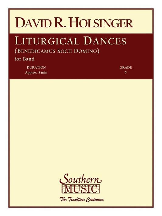 Liturgical Dances Concert Band 5 Score/Parts (Pod)