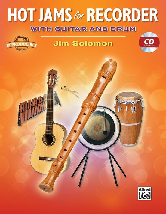 Hot Jams For Recorder Book/CD