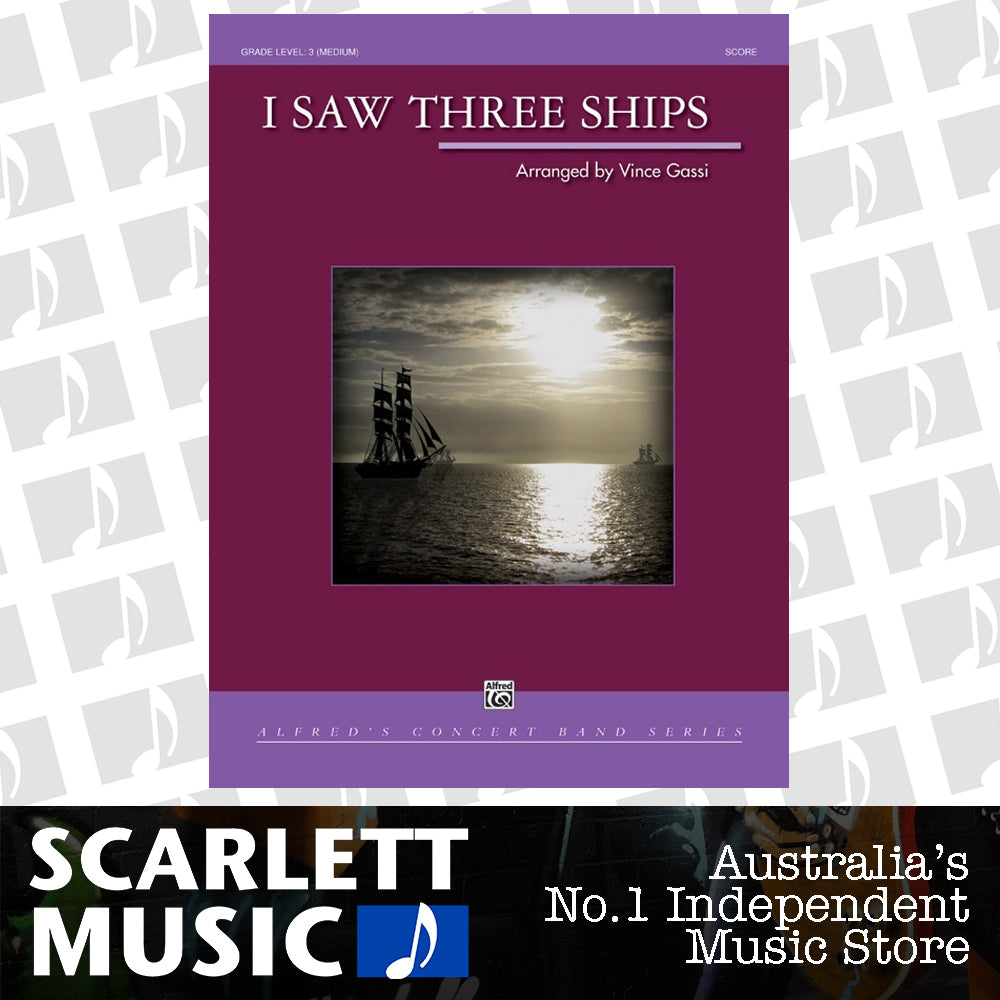 I Saw Three Ships Concert Band Gr 3 — view 2