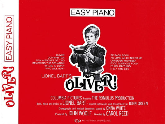 Oliver Easy Piano Folio (Softcover Book)