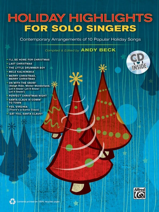 Holiday Highlights For Solo Singers Book/CD