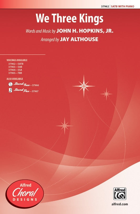 We Three Kings SATB Choral Sheet Music