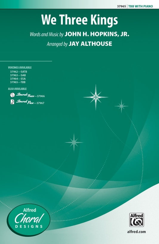 We Three Kings TBB Choral Sheet Music