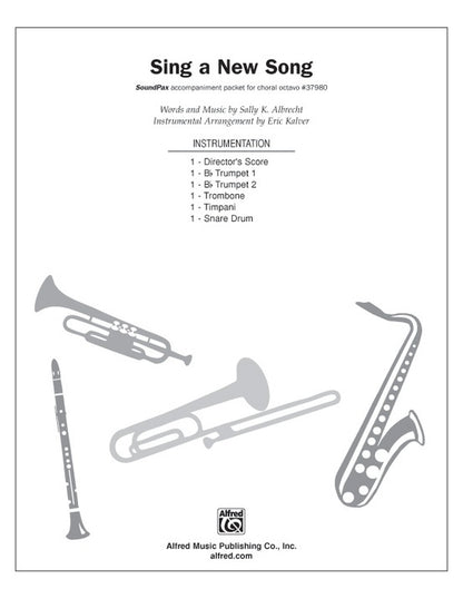 Sing a New Song S/PAX Choral Sheet Music