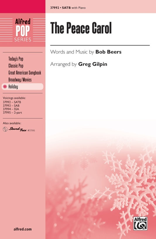 The Peace Carol SATB Choral Sheet Music