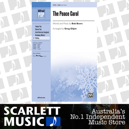 The Peace Carol SAB Choral Sheet Music — view 2