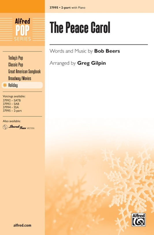 The Peace Carol SA Choral Sheet Music