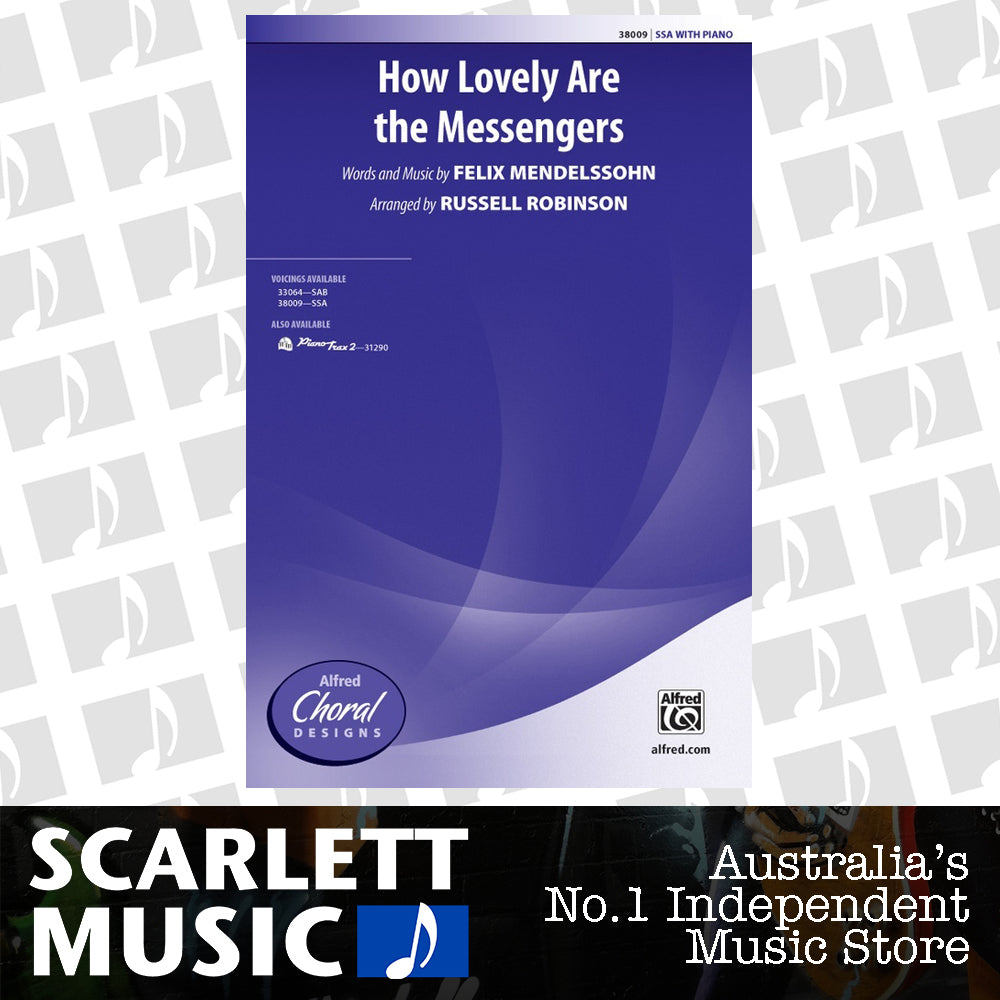 How Lovely Are The Messengers SSA — view 2
