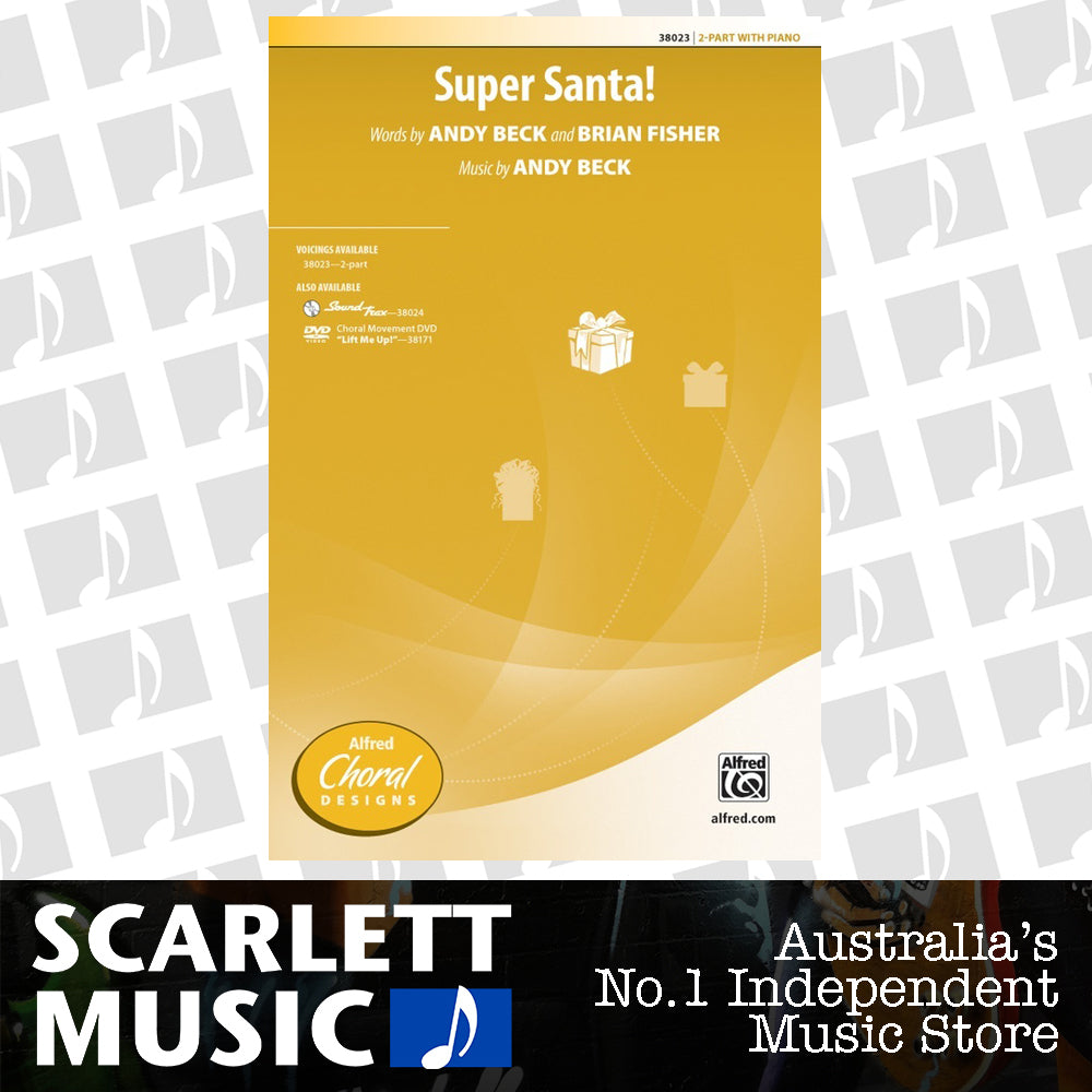 Super Santa SA Choral Sheet Music for 2 Part Treble/SA Unison — view 2
