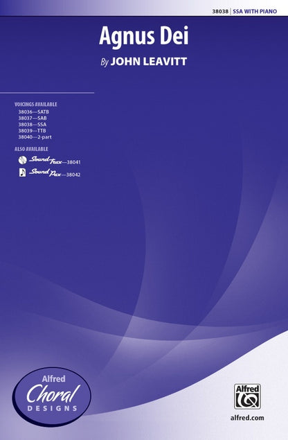 Agnus Dei SSA Choral Sheet Music