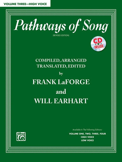 Pathways Of Song Volume 3 Book/CD High