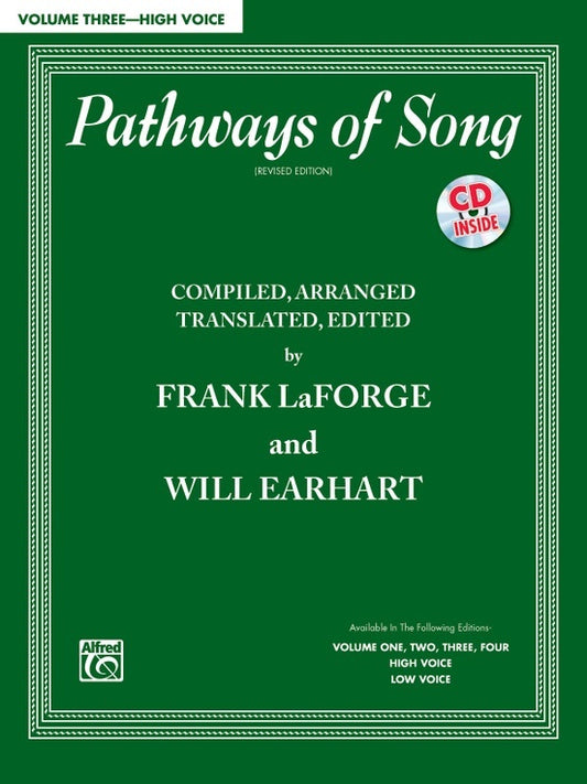 Pathways Of Song Volume 3 Book/CD High