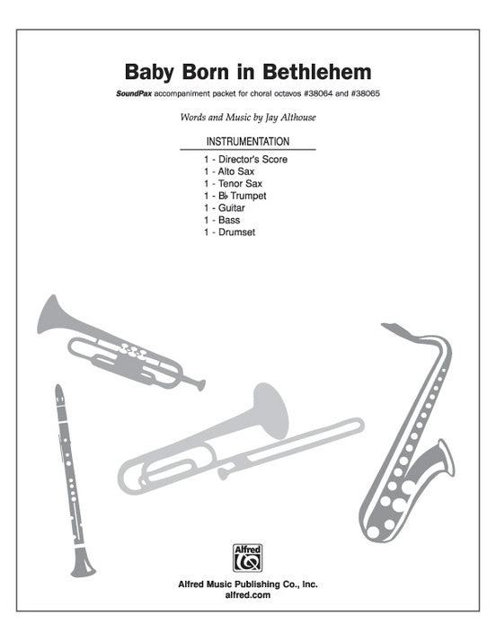 Baby Born in Bethlehem S/Pax Choral Sheet Music