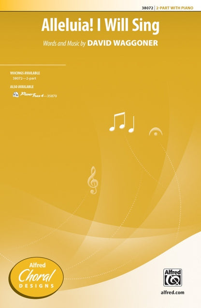 Alleluia I Will Sing SA Choral Sheet Music