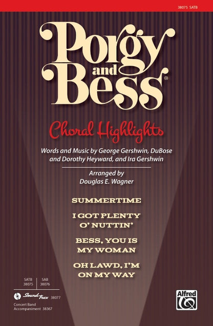Porgy And Bess Choral Highlights SATB