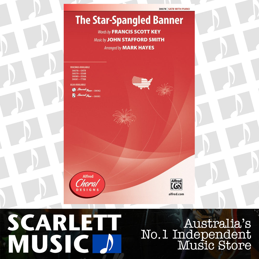 Star Spangled Banner SATB Choral Sheet Music — view 2