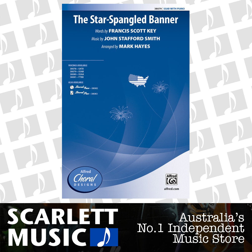 Star Spangled Banner SSAB Choral Sheet Music — view 2