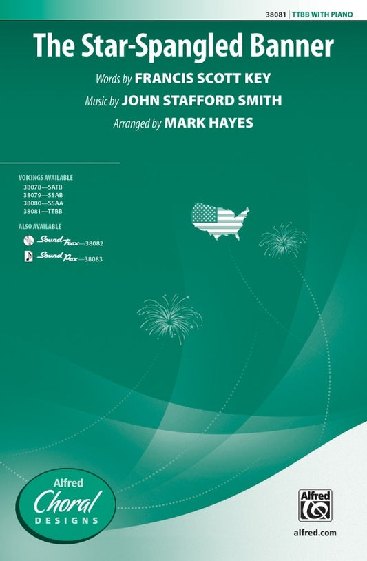 Star Spangled Banner TTBB Choral Sheet Music