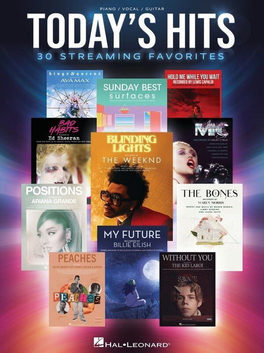 Today's Hits 30 Streaming Favorites PVG Songbook