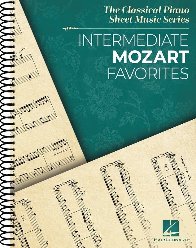 Intermediate Mozart Favorites for Piano - Hal Leonard, 88 Pages, Piano Solo, Classical Piano Sheet Music Series