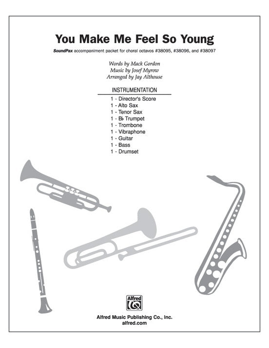 You Make Me Feel So Young String Orchestra Sheet Music S/PAX