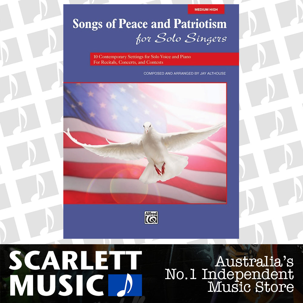 Songs of Peace and Patriotism for Medium High Voice Sheet Music — view 2