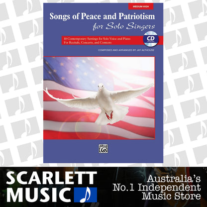 Songs of Peace and Patriotism Medium High VCE Book and CD — view 2