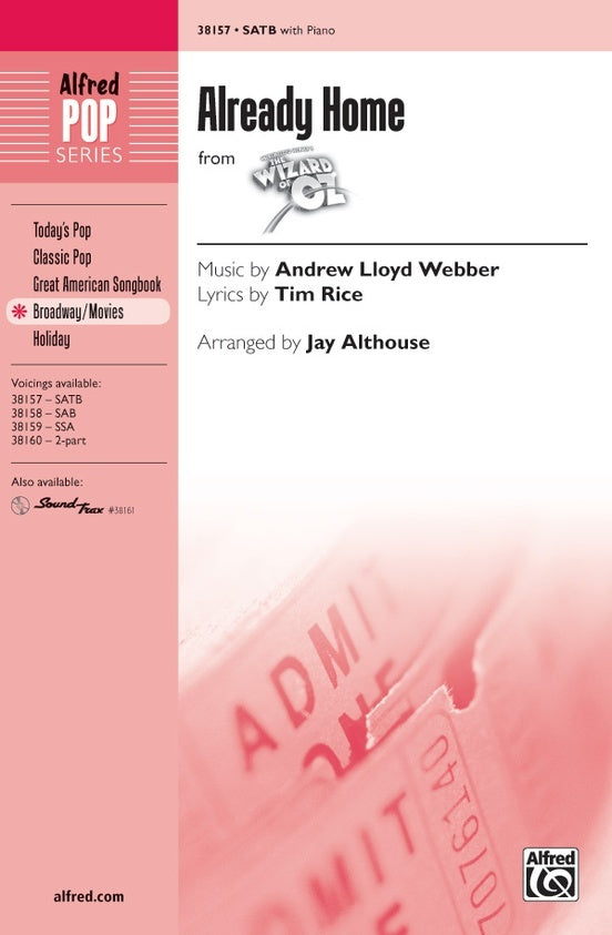 Already Home SATB Choral Sheet Music