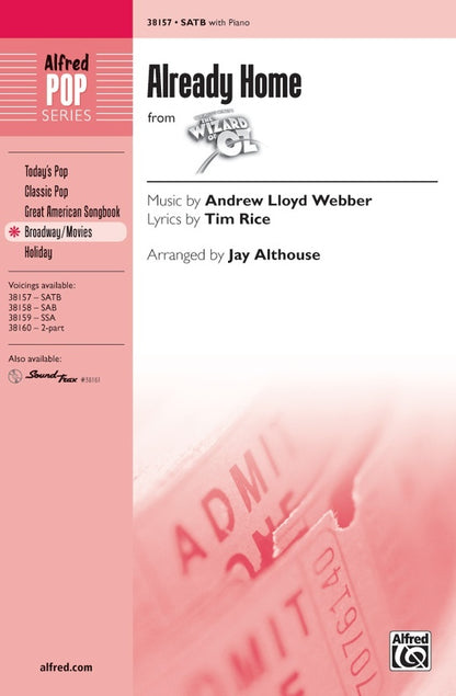 Already Home SATB Choral Sheet Music