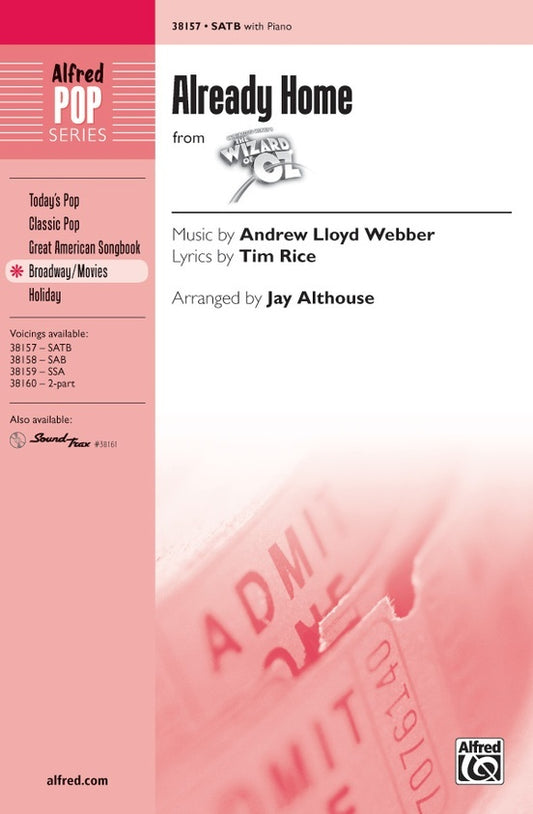 Already Home SATB Choral Sheet Music