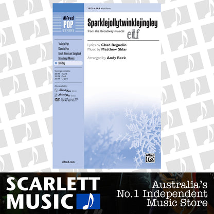 Sparklejollytwinklejingley SAB Choral Sheet Music for 3 Part Mixed — view 2