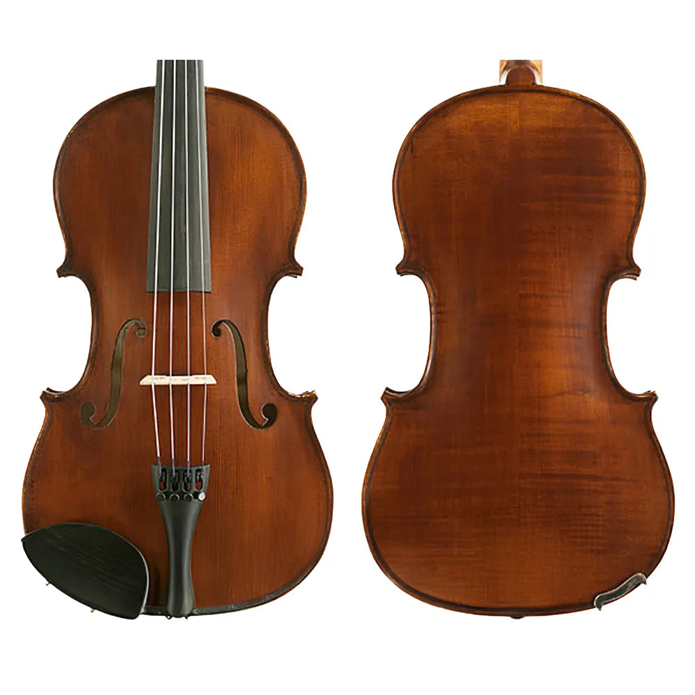 Gliga III Viola Outfit with Piranito - 15 inch, Solid Spruce Top, Sycamore Maple Back, Ebony Fittings, FPS Case & Bow, Made in Romania