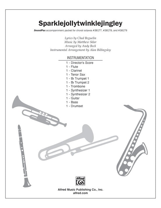 Sparkle Jolly Twinkle Jingley S/PAX Choral Sheet Music and Accompaniments
