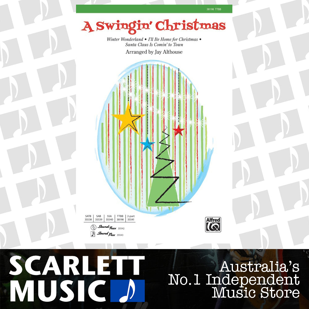 A Swingin Christmas TTBB Choral Sheet Music for Male Voices — view 2